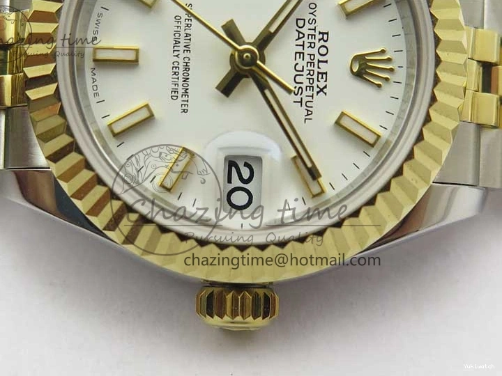 Jubilee SS Maker Datejust Best 279173 BP ETA2671 YG YG Bracelet Edition SS Dial 28mm on White 0112
